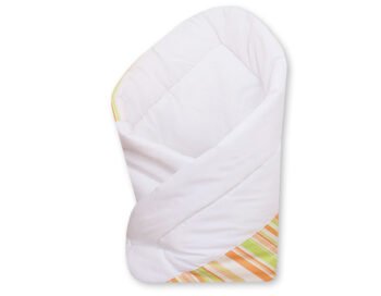 Baby Wrap for Babies Soft- Basic Stripes Carrot