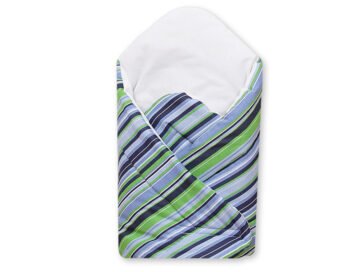 Baby Wrap with Stiffening- Basic Stripes Navy