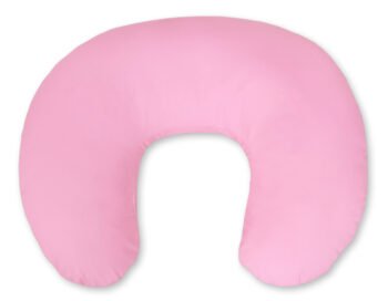 Pillow Croissant Pillow for Nursing Bean Pillow+Removable Cover - Pink