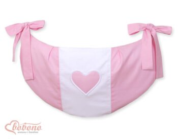 Organizer- Bag for Toys- Hanging Hearts Pink