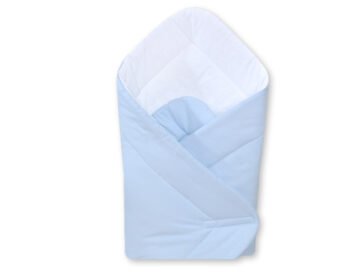 Baby Wrap Stiffened- Hanging Hearts Blue