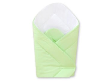 Baby Wrap Stiffened- Hanging Hearts Green