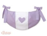 Organizer- Bag for Toys- Hearts Purple
