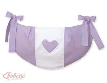 Organizer- Bag for Toys- Hearts Purple