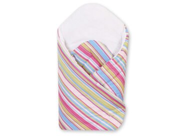 Baby Wrap with Usaztywnieniem- Basic Stripes Purple