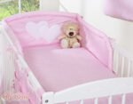 Bedding 3-Pc 135x100 - Hearts Dots for Pink