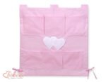 Organizer with Pockets- Hearts Dots for Pink