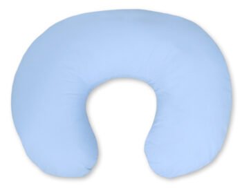 Pillow Croissant Pillow for Nursing Bean Pillow+Removable Cover - Blue