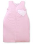 Sleeping Bag for Children Cotton M 6-12 Months TOG 2.5 All-Season Insulated Hearts Dots for Pink