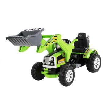 Tractor 12V "Kingdom" with digger bucket