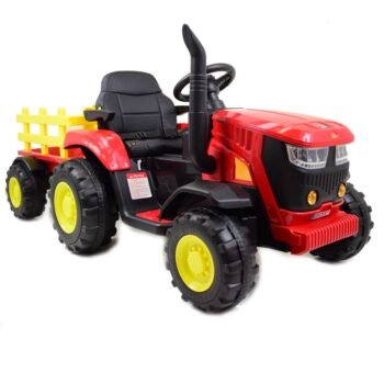 Mega tractor 12V with trailer (remote)