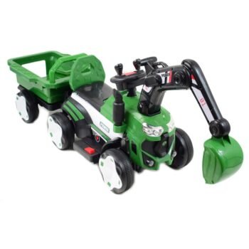 Digger 6V with bucket and tipping trailer