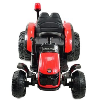 Tractor 12V "Truck" with trailer and beacon (remote, soft tyres)
