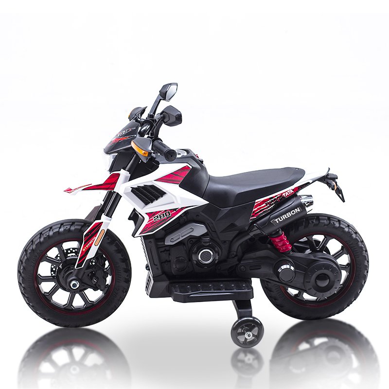 21a-white.jpg First motocross bike 12V "Turbon" (hand throttle)