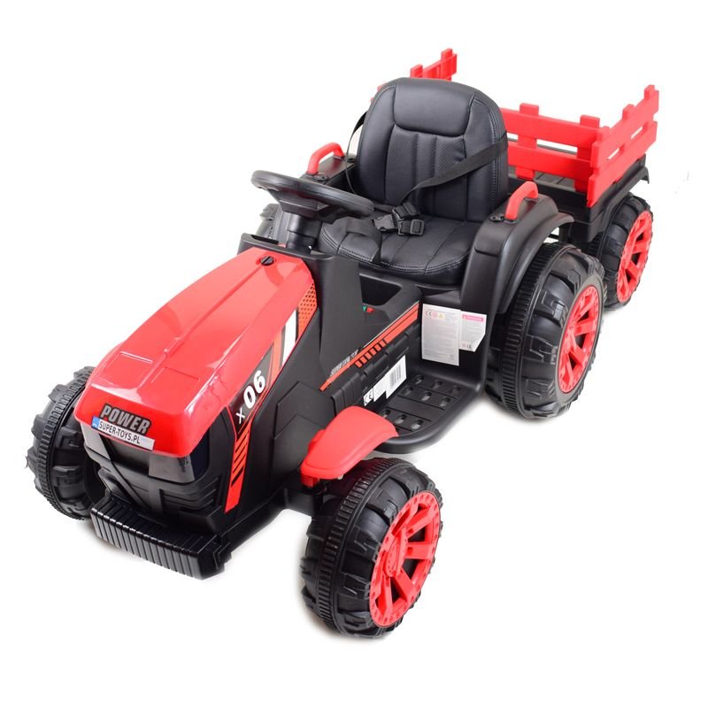 3-red-800-2-3.jpg Big tractor 12V "Power 06" with trailer