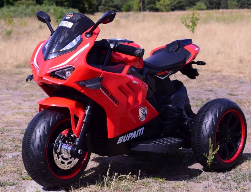 51-red.jpg Mega 3-wheel motorbike 12V (light-up wheels)