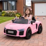 Licensed Audi R8 Spyder 12V Electric Ride On Car Pink