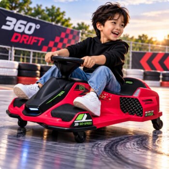 Drift Rider 360 24V Electric Go Kart Red