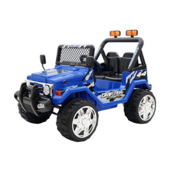 Drifter Raptor Powerful 12V Electric Ride On Jeep Blue